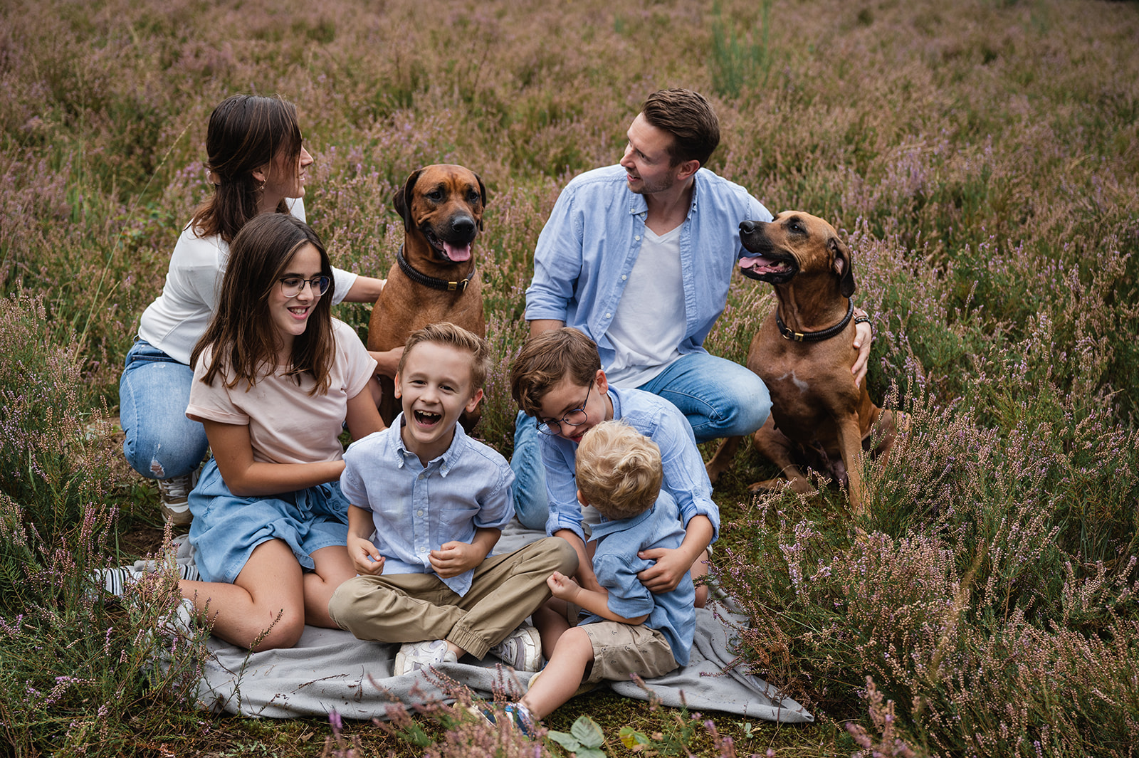 gezinsfotograaf samen met je hond